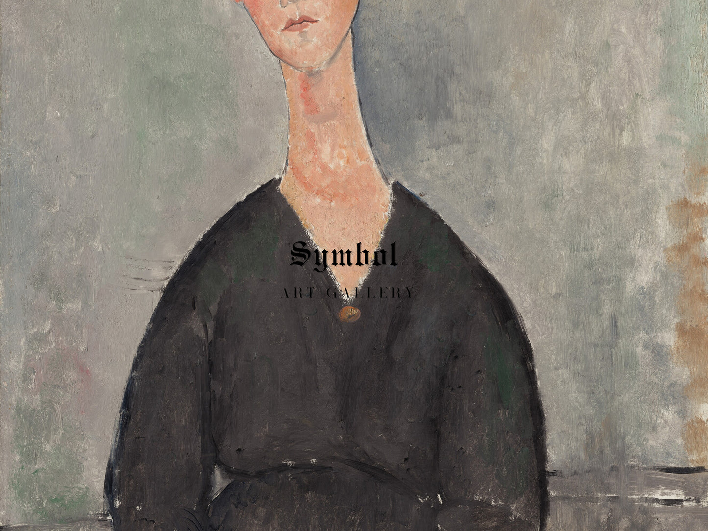 Café Singer by Amedeo Modigliani 1917, Wall Art Print, Fine Art Reproduction, Museum Quality Decor, Poster