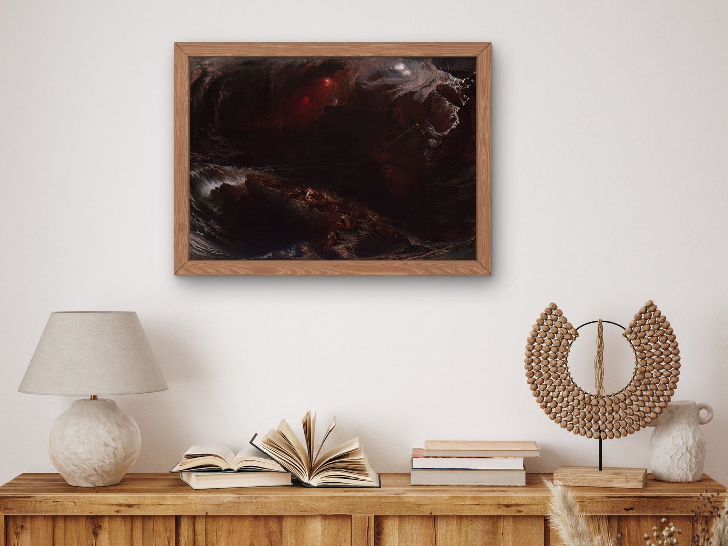 The Deluge by John Martin 1834, Wall Art Print, Fine Art Reproduction, Museum Quality Decor, Poster