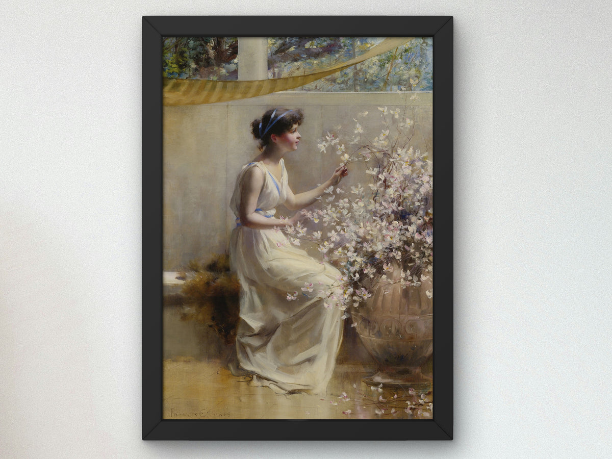 Classical Maiden by Francis Coates Jones, Wall Art Print, Fine Art Reproduction, Museum Quality Decor, Poster