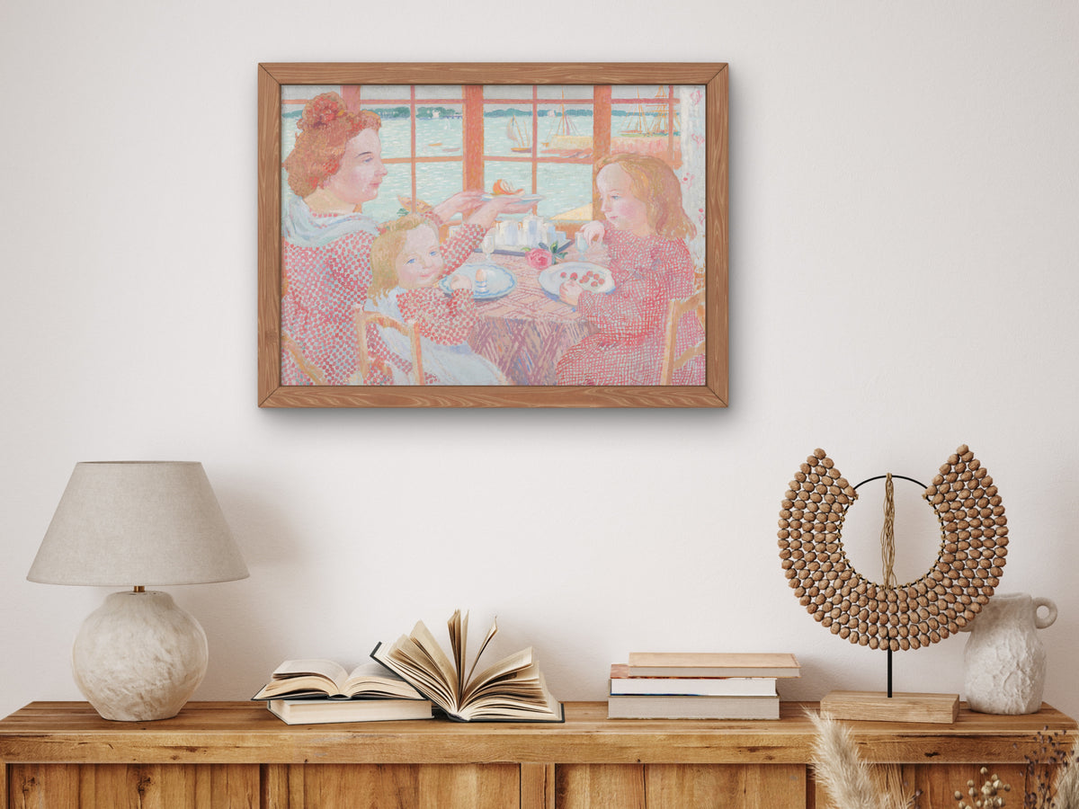 Breakfast by Maurice Denis 1901, Wall Art Print, Fine Art Reproduction, Museum Quality Decor, Poster