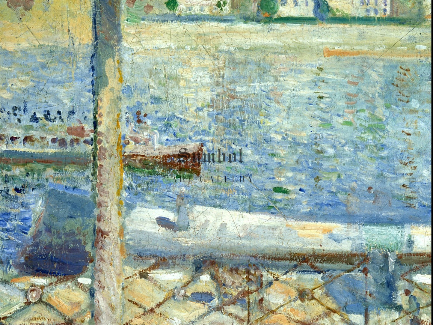 The Seine at Saint Cloud by Edvard Munch 1890, Wall Art Print, Fine Art Reproduction, Museum Quality Decor, Poster