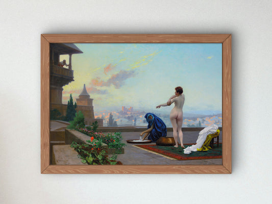 Bathsheba by Jean Léon Gérôme 1889, Wall Art Print, Fine Art Reproduction, Museum Quality Decor, Poster