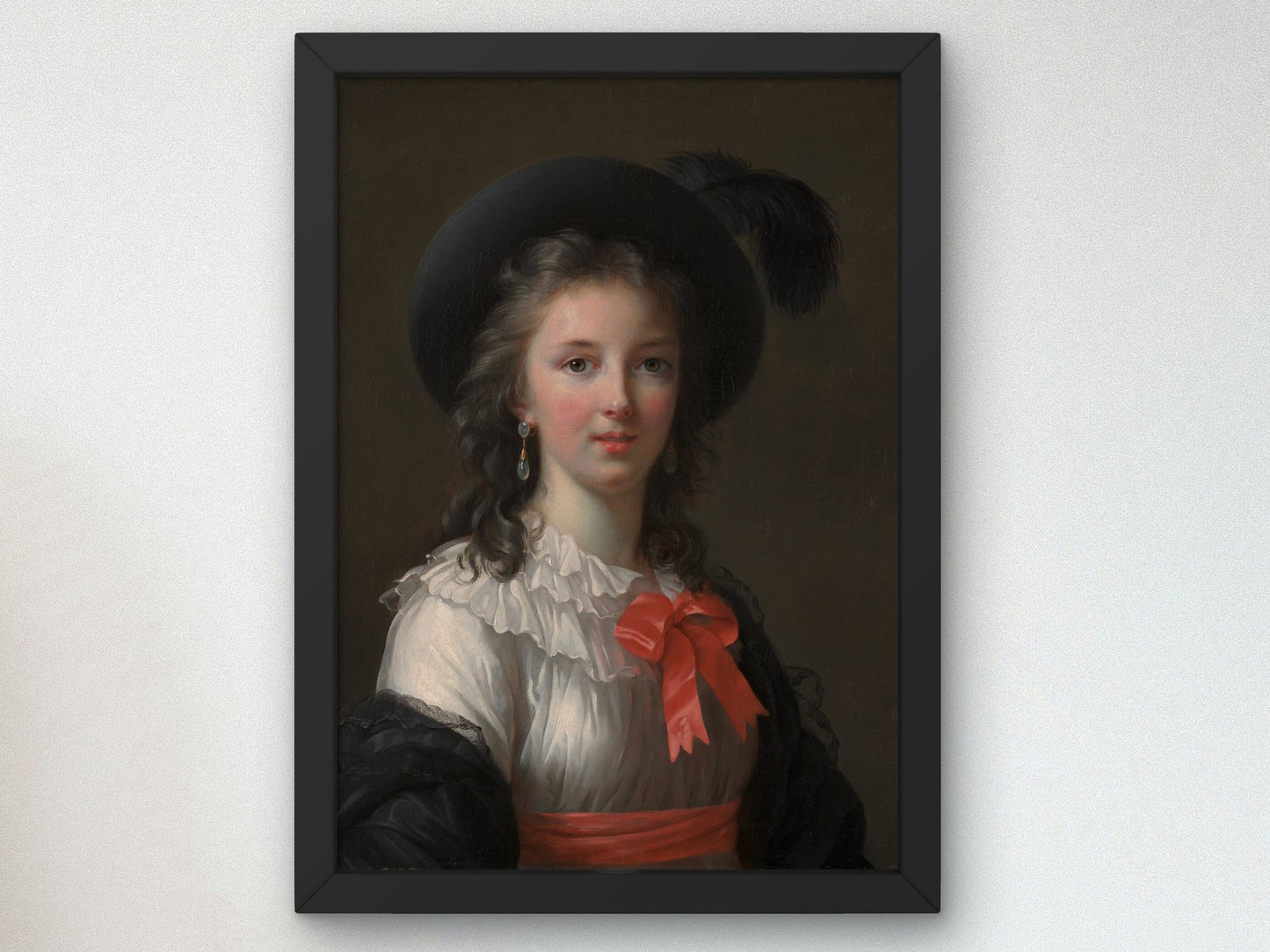 Self Portrait by Élisabeth Vigée Le Brun 1781, Wall Art Print, Fine Art Reproduction, Museum Quality Decor, Poster