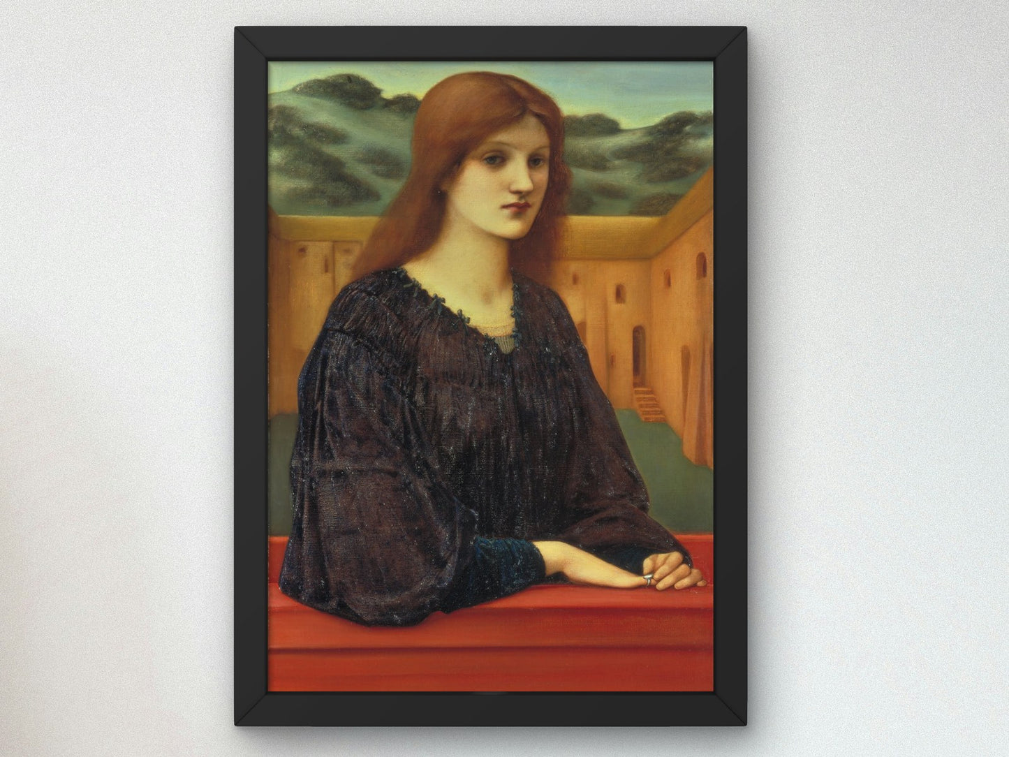 Vespertina Quies by Edward Burne Jones 1893, Wall Art Print, Fine Art Reproduction, Museum Quality Decor, Poster