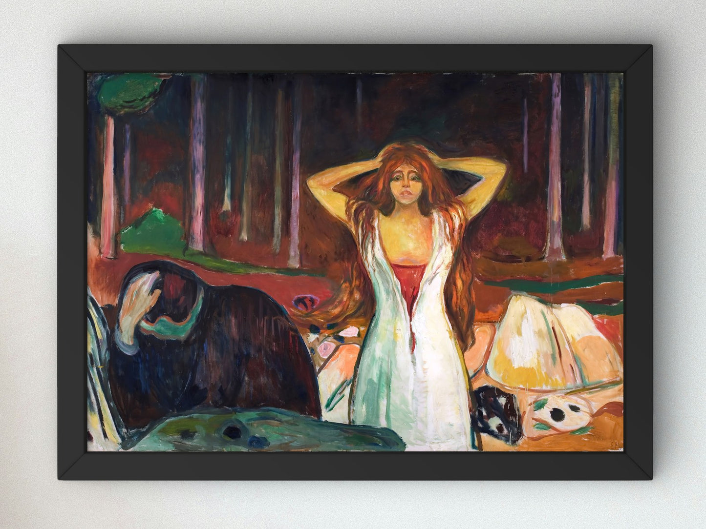 Ashes by Edvard Munch 1925, Wall Art Print, Fine Art Reproduction, Museum Quality Decor, Poster