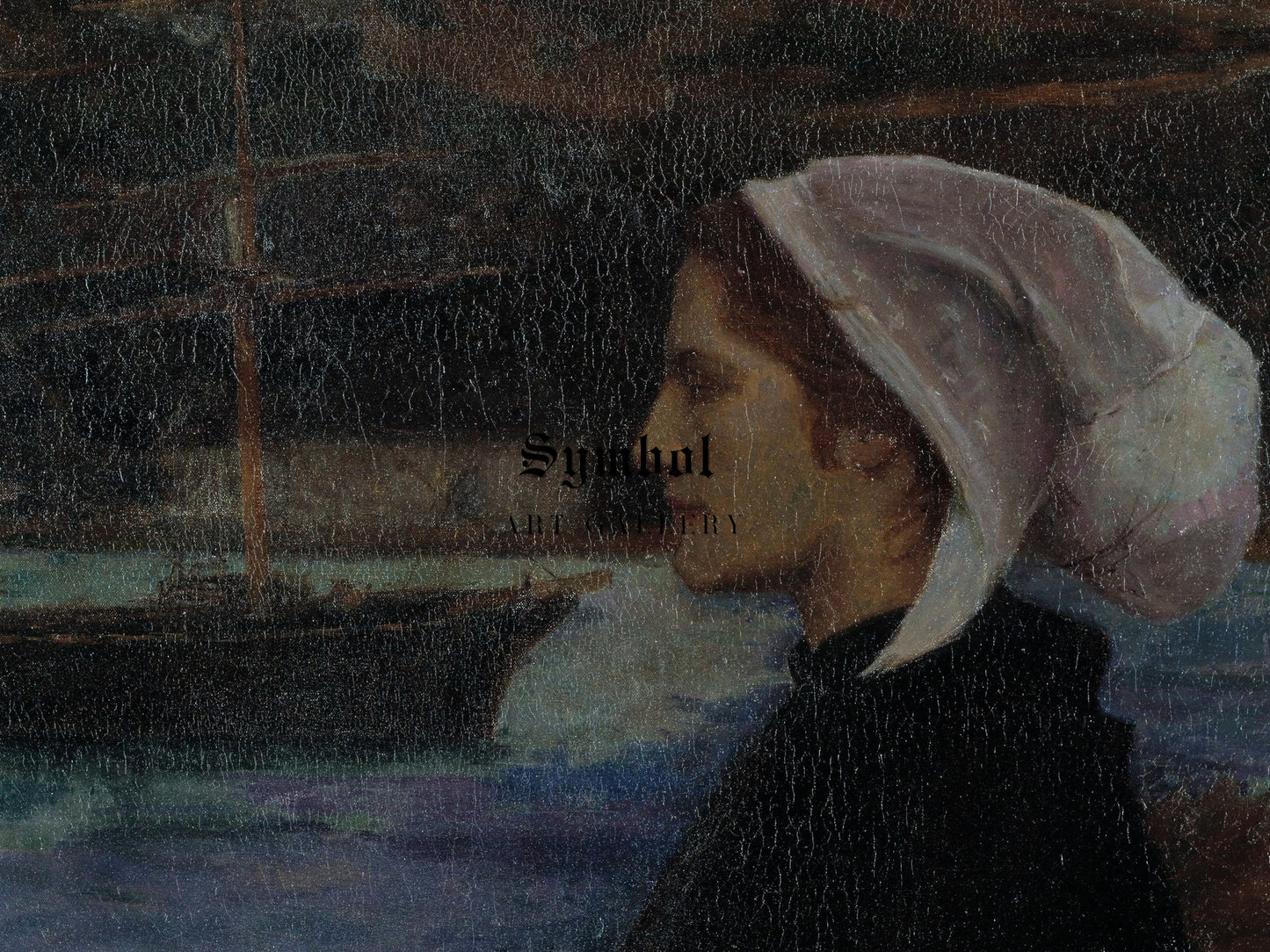 A Breton Sunday by Eugène Lawrence Vail 1890, Wall Art Print, Fine Art Reproduction, Museum Quality Decor, Poster