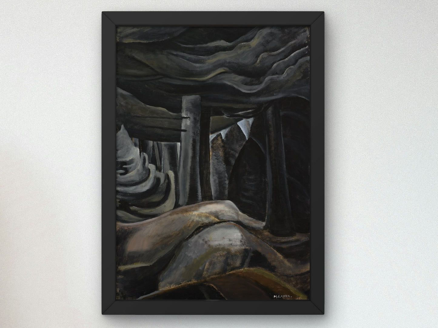 British Columbia Forest by Emily Carr 1930, Wall Art Print, Fine Art Reproduction, Museum Quality Decor, Poster