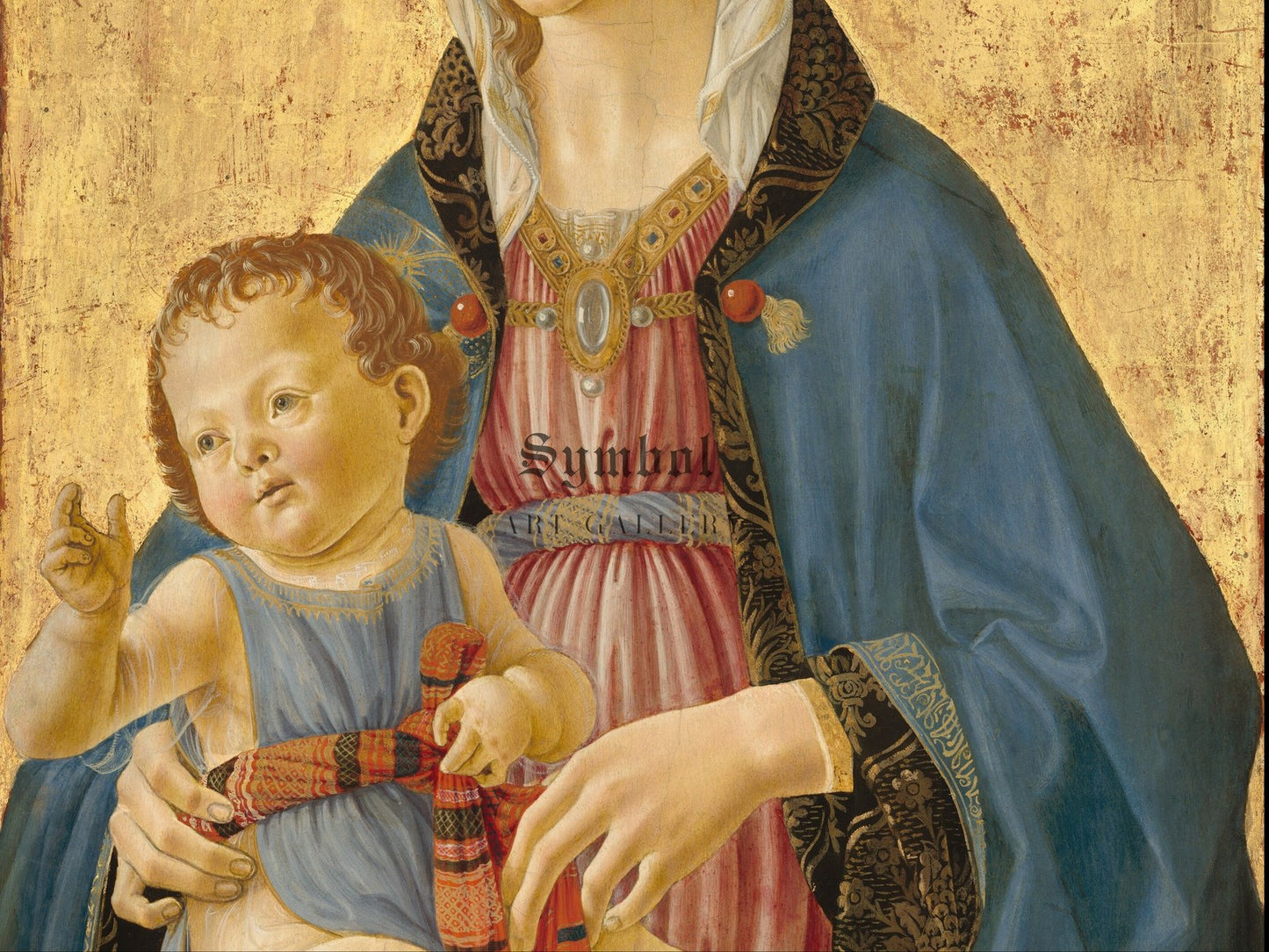 Madonna and Child by Domenico Ghirlandaio 1475, Wall Art Print, Fine Art Reproduction, Museum Quality Decor, Poster