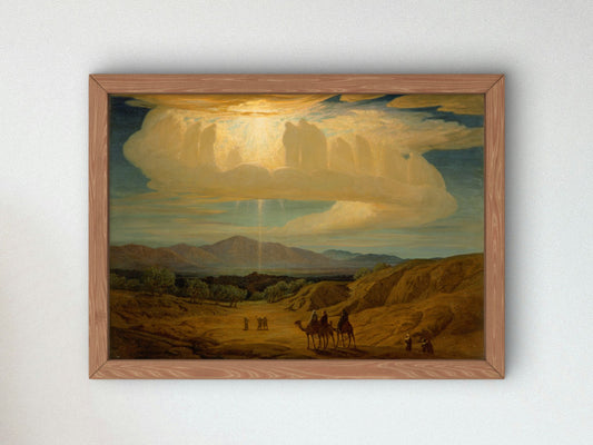 Star of Bethlehem by Elihu Vedder 1879, Wall Art Print, Fine Art Reproduction, Museum Quality Decor, Poster