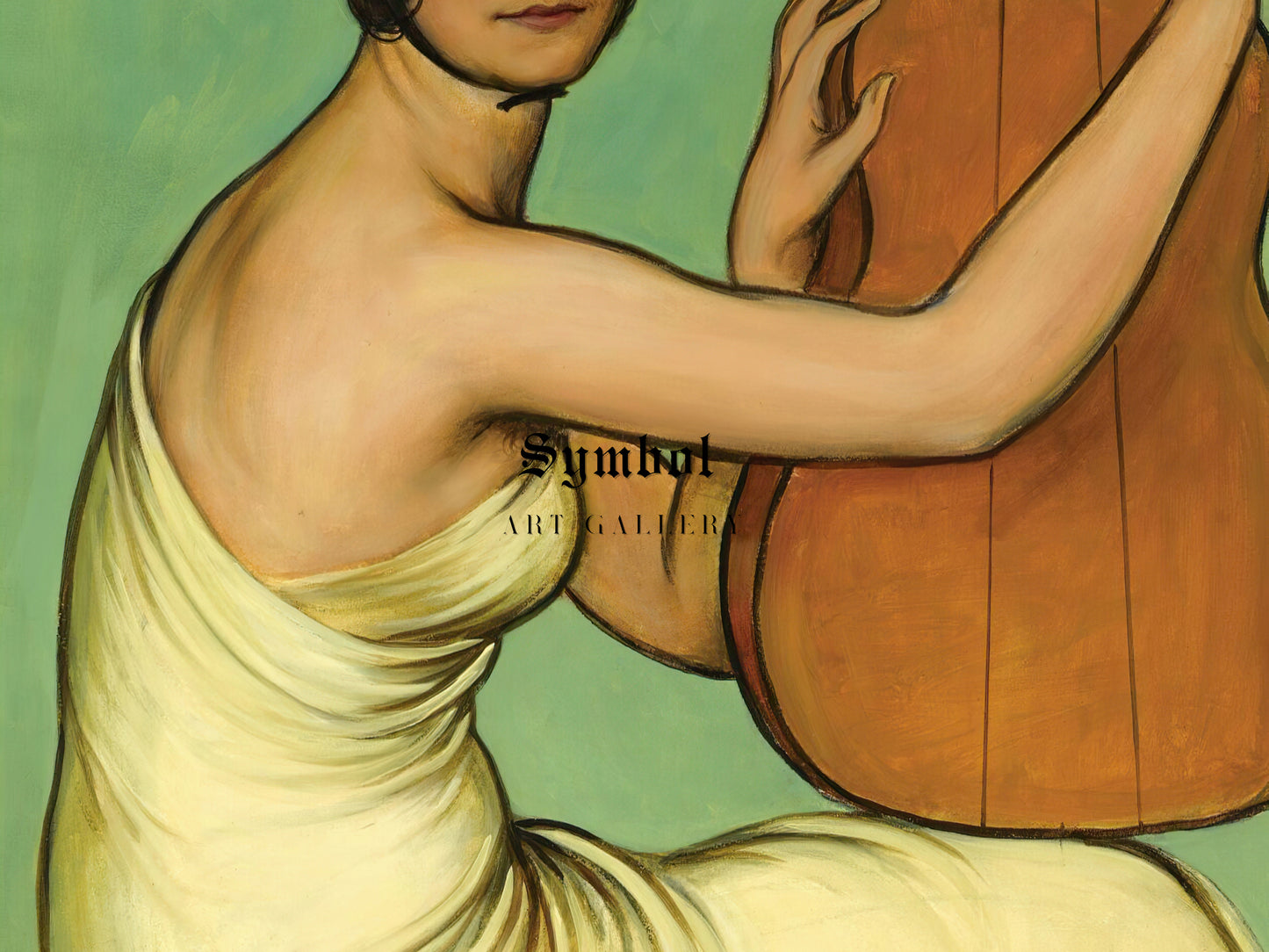 Dora the Cordoban by Julio Romero de Torres, Wall Art Print, Fine Art Reproduction, Museum Quality Decor, Poster