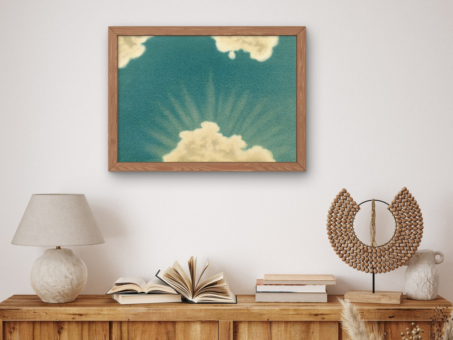 Cloud Shadow Noon by Eduard Pechuel Loesche 1888, Wall Art Print, Fine Art Reproduction, Museum Quality Decor, Poster