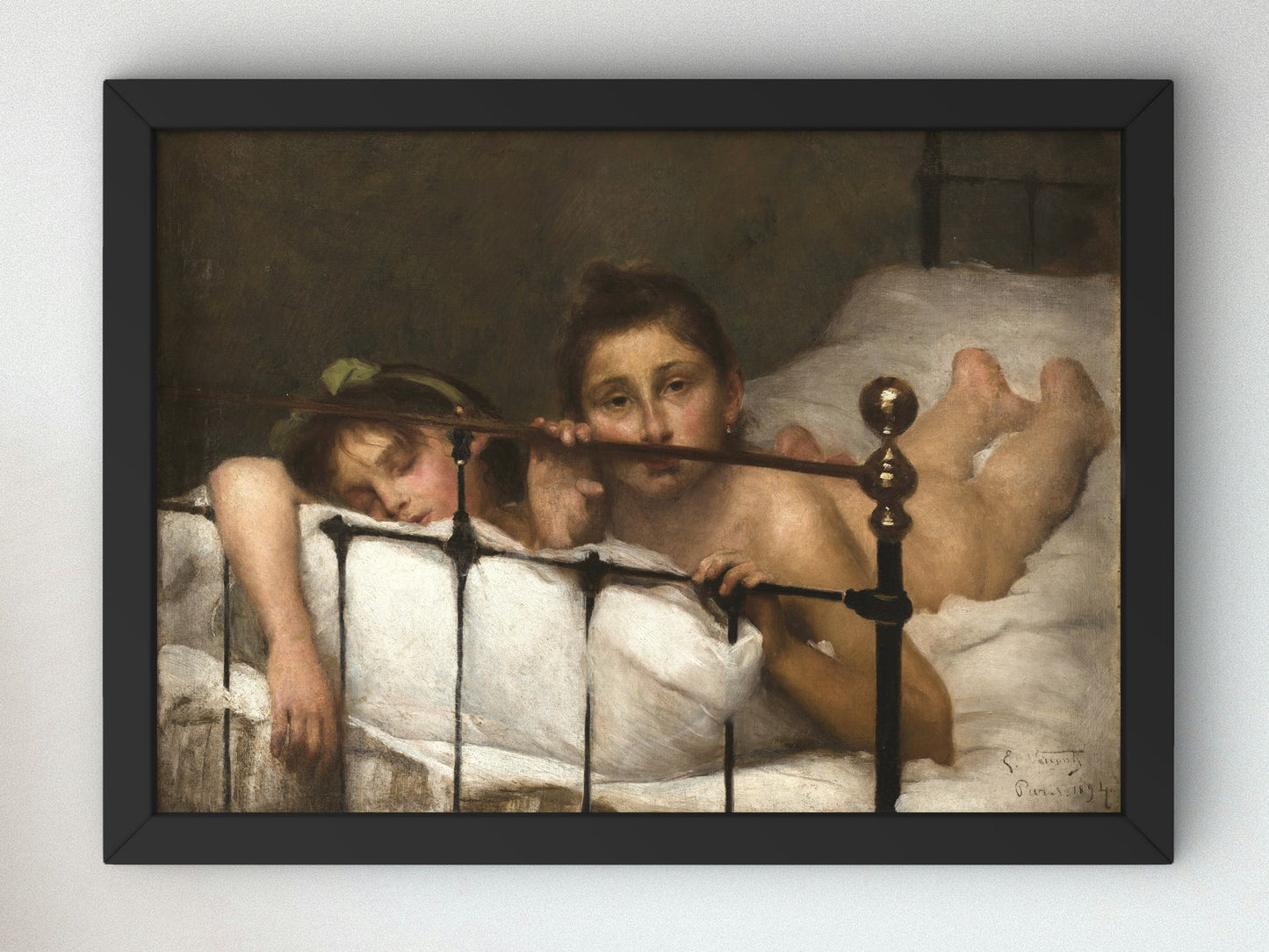 No verão by Eliseu Visconti 1894, Wall Art Print, Fine Art Reproduction, Museum Quality Decor, Poster