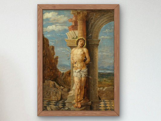 Saint Sebastian by David Teniers the Younger 1653, Wall Art Print, Fine Art Reproduction, Museum Quality Decor, Poster