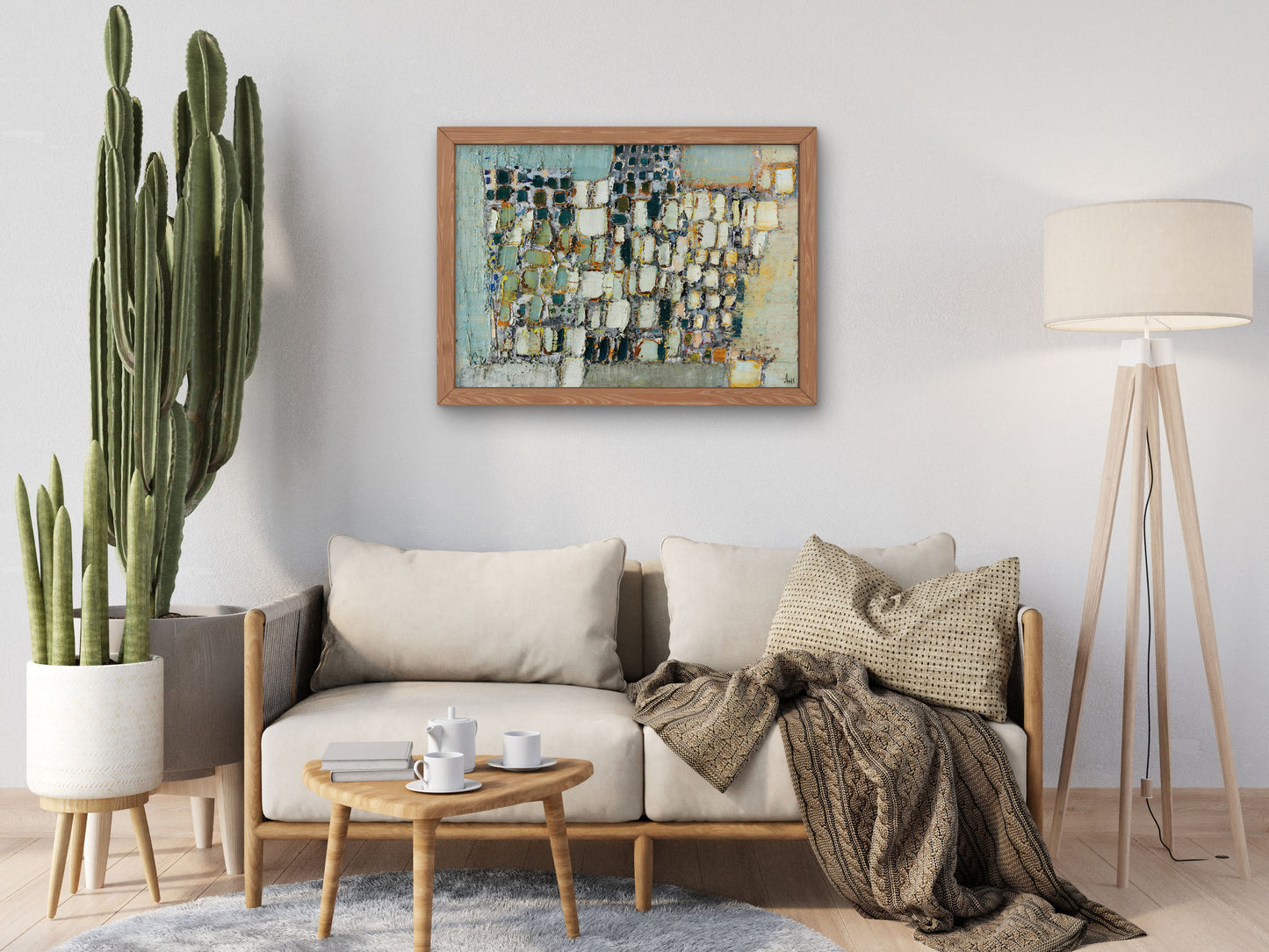 Composition by Nicolas de Staël 1951, Wall Art Print, Fine Art Reproduction, Museum Quality Decor, Poster