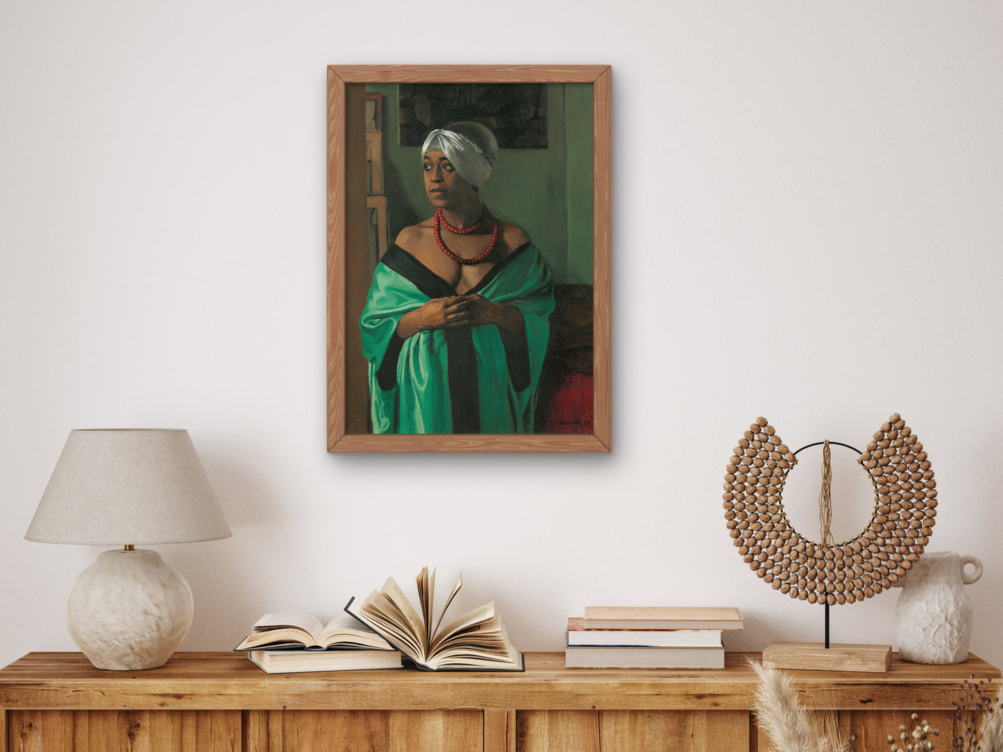 Aïcha by Félix Vallotton 1922, Wall Art Print, Fine Art Reproduction, Museum Quality Decor, Poster