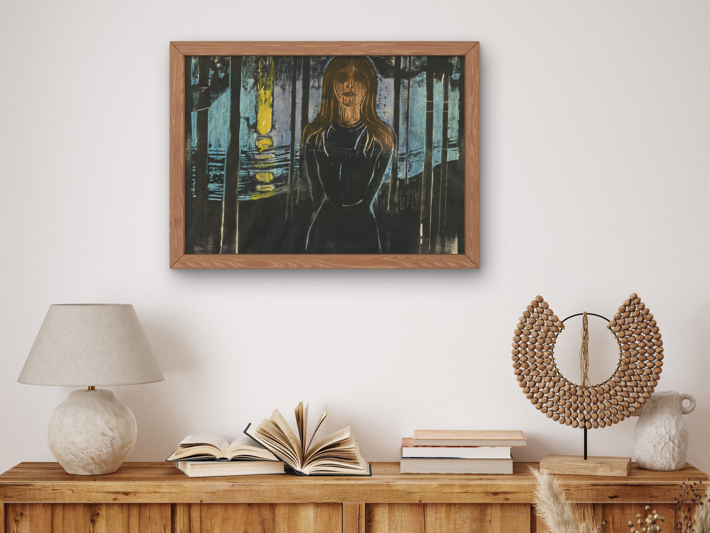 The Voice by Edvard Munch 1896, Wall Art Print, Fine Art Reproduction, Museum Quality Decor, Poster