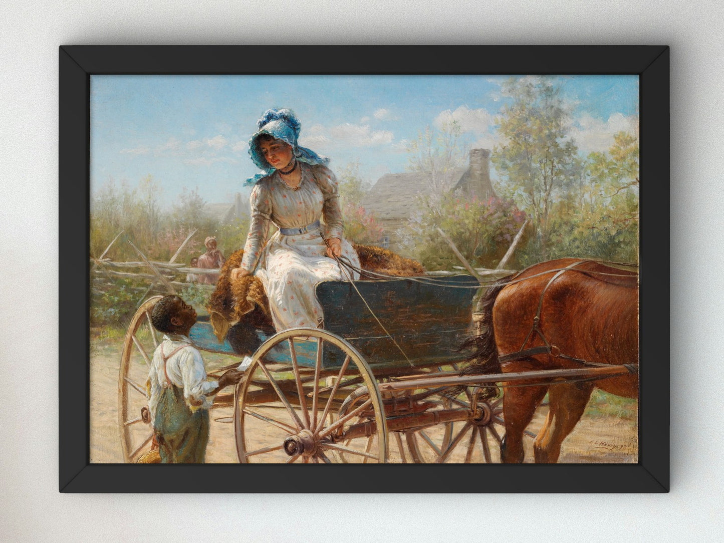 The Message by Edward Lamson Henry 1893, Wall Art Print, Fine Art Reproduction, Museum Quality Decor, Poster