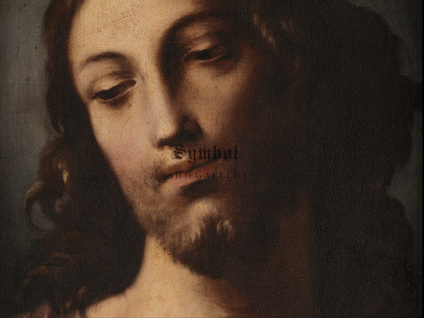 Head of Young Christ by Elisabetta Sirani 1655, Wall Art Print, Fine Art Reproduction, Museum Quality Decor, Poster