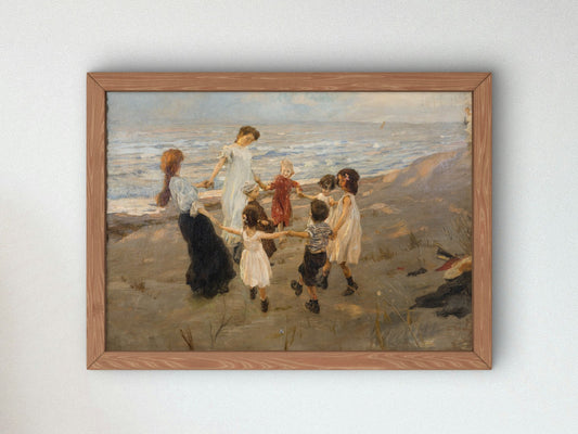 Dança em roda by Ettore Tito 1906, Wall Art Print, Fine Art Reproduction, Museum Quality Decor, Poster