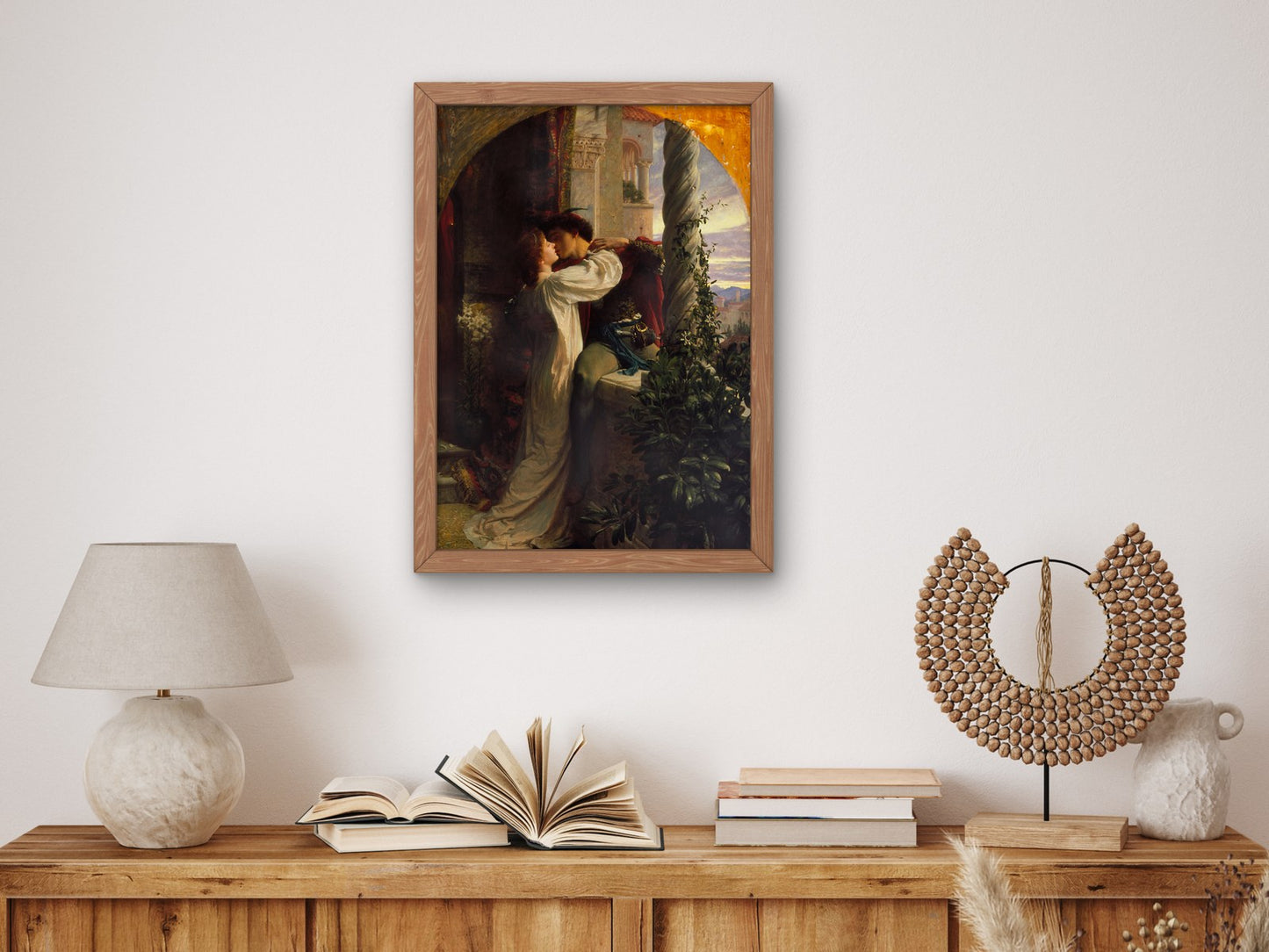 Romeo and Juliet by Frank Bernard Dicksee 1884, Wall Art Print, Fine Art Reproduction, Museum Quality Decor, Poster