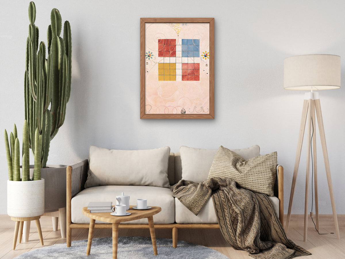 The Ten Largest No 10 Old Age by Hilma af Klint 1907, Wall Art Print, Fine Art Reproduction, Museum Quality Decor, Poster