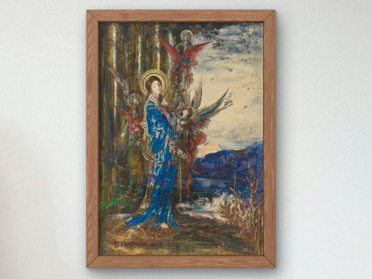 The Trials by Gustave Moreau, Wall Art Print, Fine Art Reproduction, Museum Quality Decor, Poster
