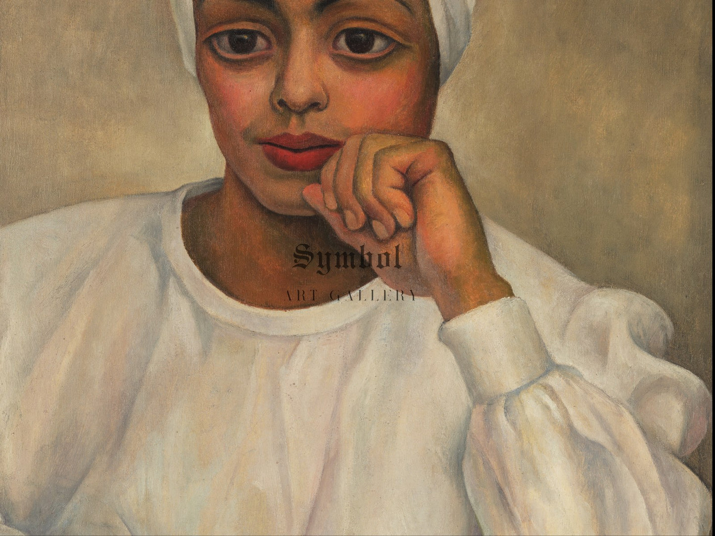 Portrait of Irma Mendoza by Diego Rivera 1950, Wall Art Print, Fine Art Reproduction, Museum Quality Decor, Poster