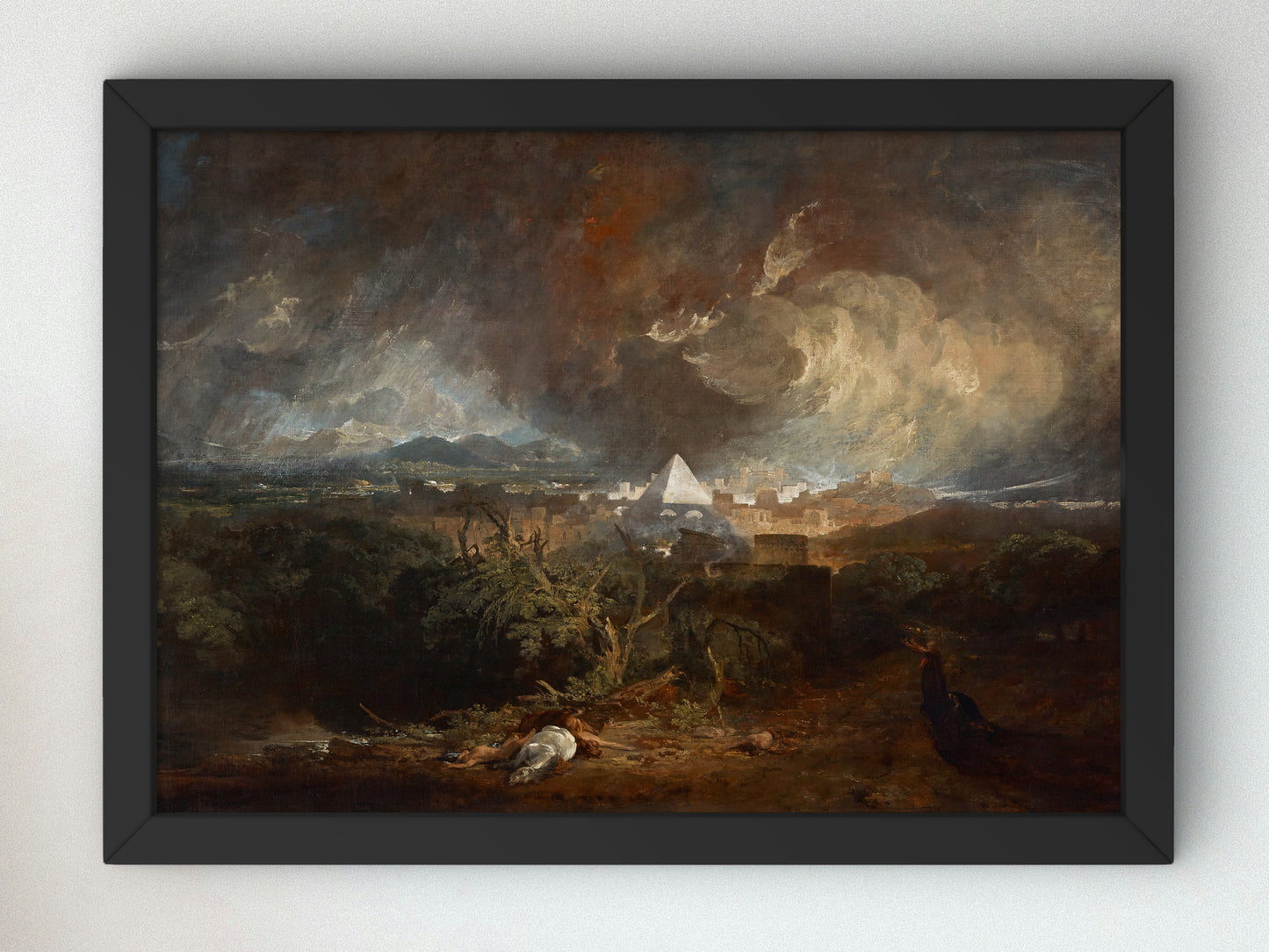 The Fifth Plague Of Egypt by Joseph Mallord William Turner 1800, Wall Art Print, Fine Art Reproduction, Museum Quality Decor, Poster