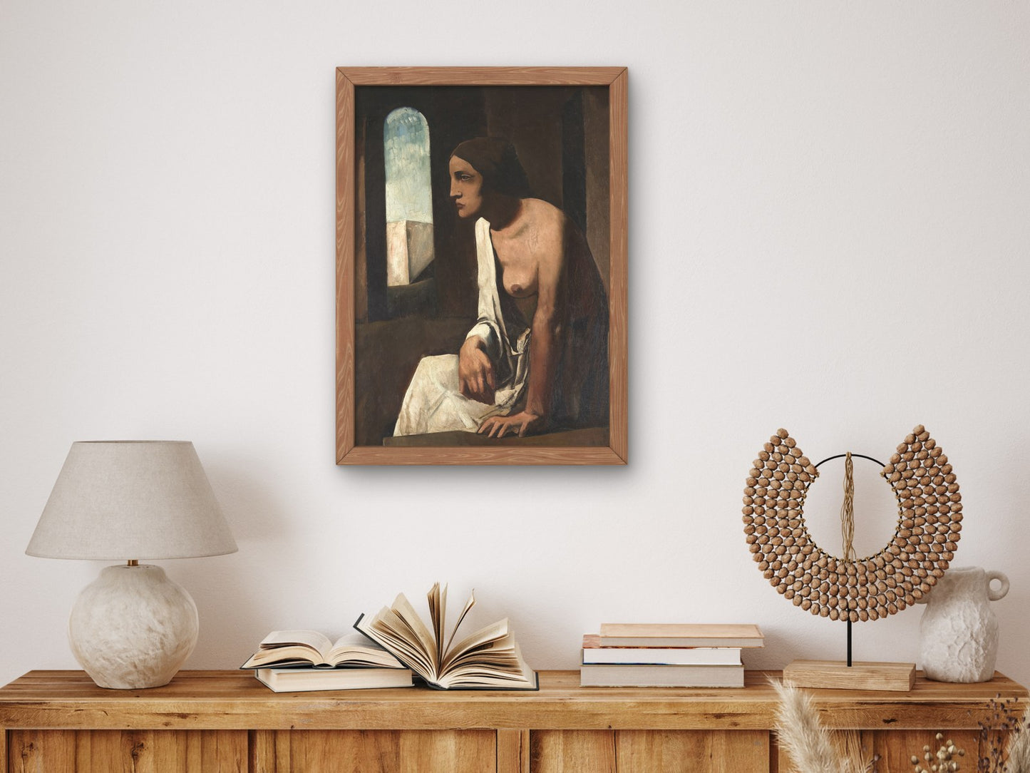 Solitudine by Mario Sironi 1925, Wall Art Print, Fine Art Reproduction, Museum Quality Decor, Poster