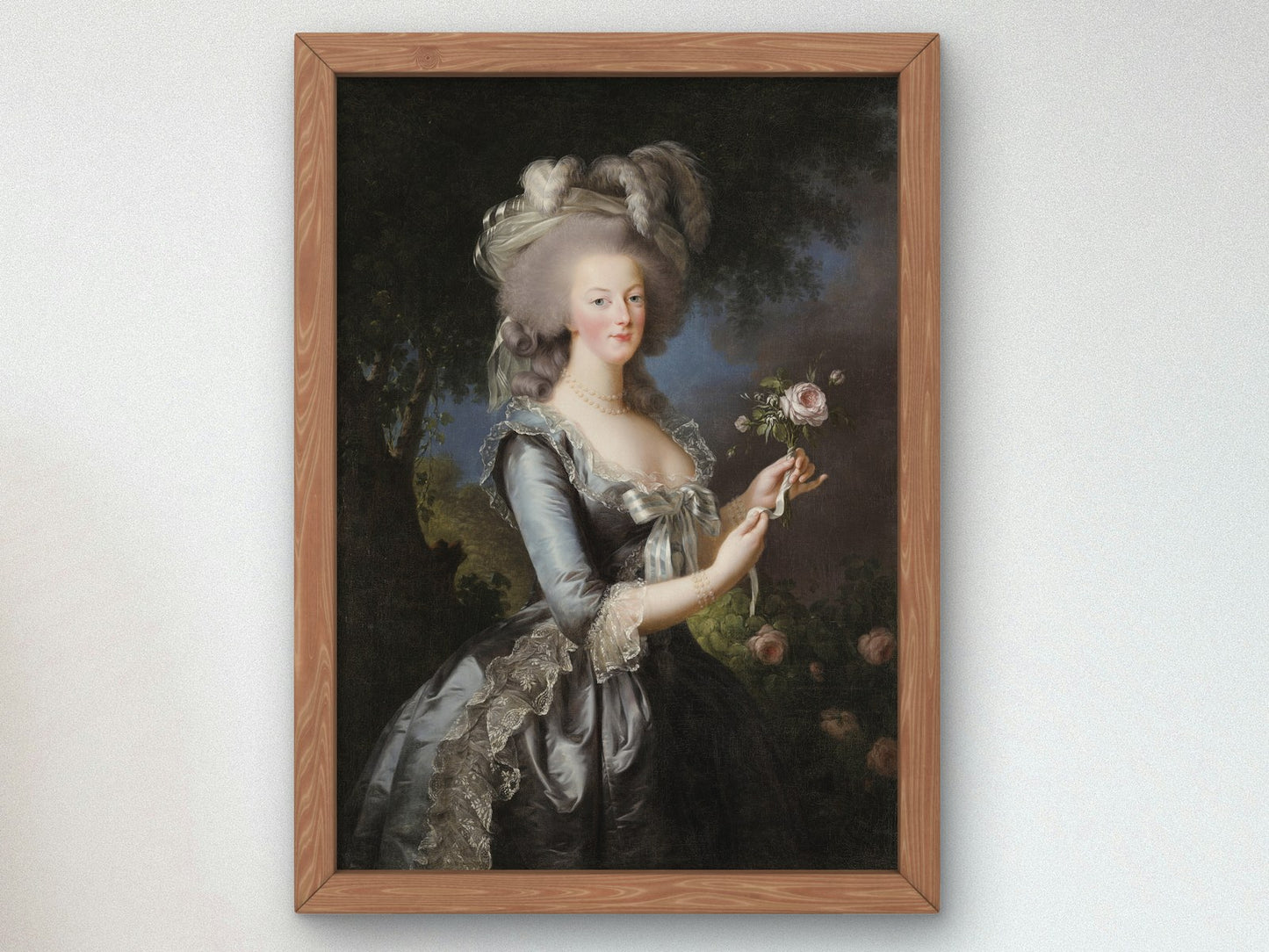 Marie Antoinette Queen of France by Élisabeth Vigée Le Brun 1783, Wall Art Print, Fine Art Reproduction, Museum Quality Decor, Poster