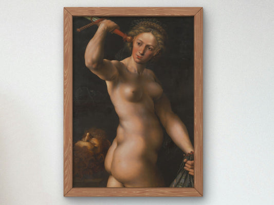 Judith by Jan Sanders van Hemessen 1540, Wall Art Print, Fine Art Reproduction, Museum Quality Decor, Poster