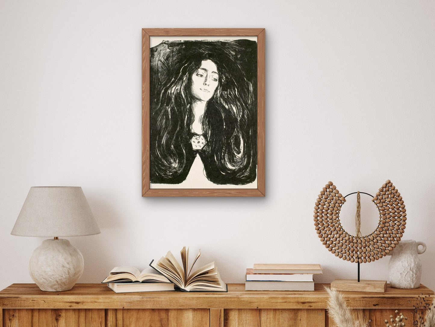 The Brooch Eva Mudocci by Edvard Munch 1903, Wall Art Print, Fine Art Reproduction, Museum Quality Decor, Poster