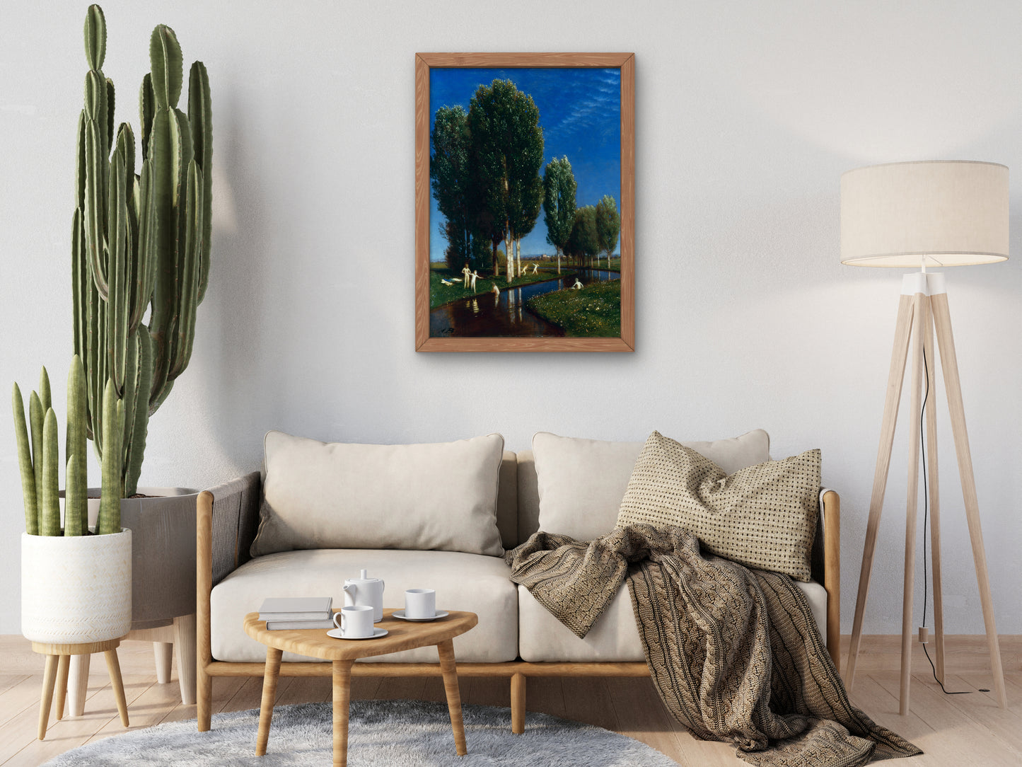 Summer Day by Arnold Böcklin 1881, Wall Art Print, Fine Art Reproduction, Museum Quality Decor, Poster