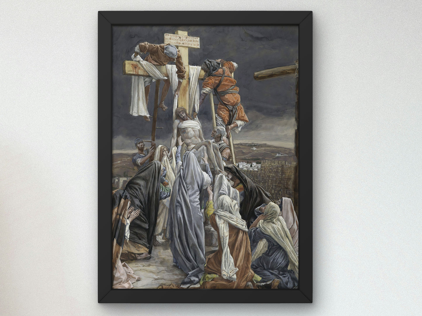 The Descent from the Cross by James Tissot 1886, Wall Art Print, Fine Art Reproduction, Museum Quality Decor, Poster
