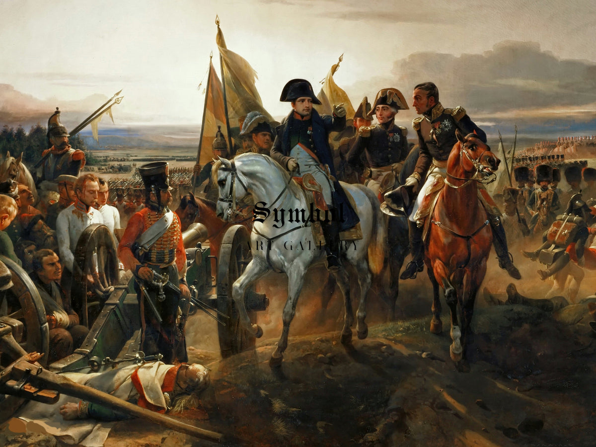 Battle of Friedland by Horace Vernet 1835, Wall Art Print, Fine Art Reproduction, Museum Quality Decor, Poster