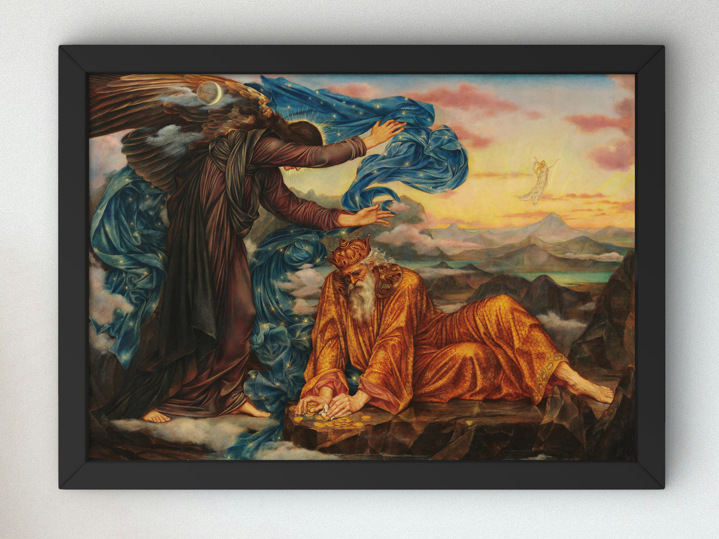 Earthbound by Evelyn De Morgan 1897, Wall Art Print, Fine Art Reproduction, Museum Quality Decor, Poster