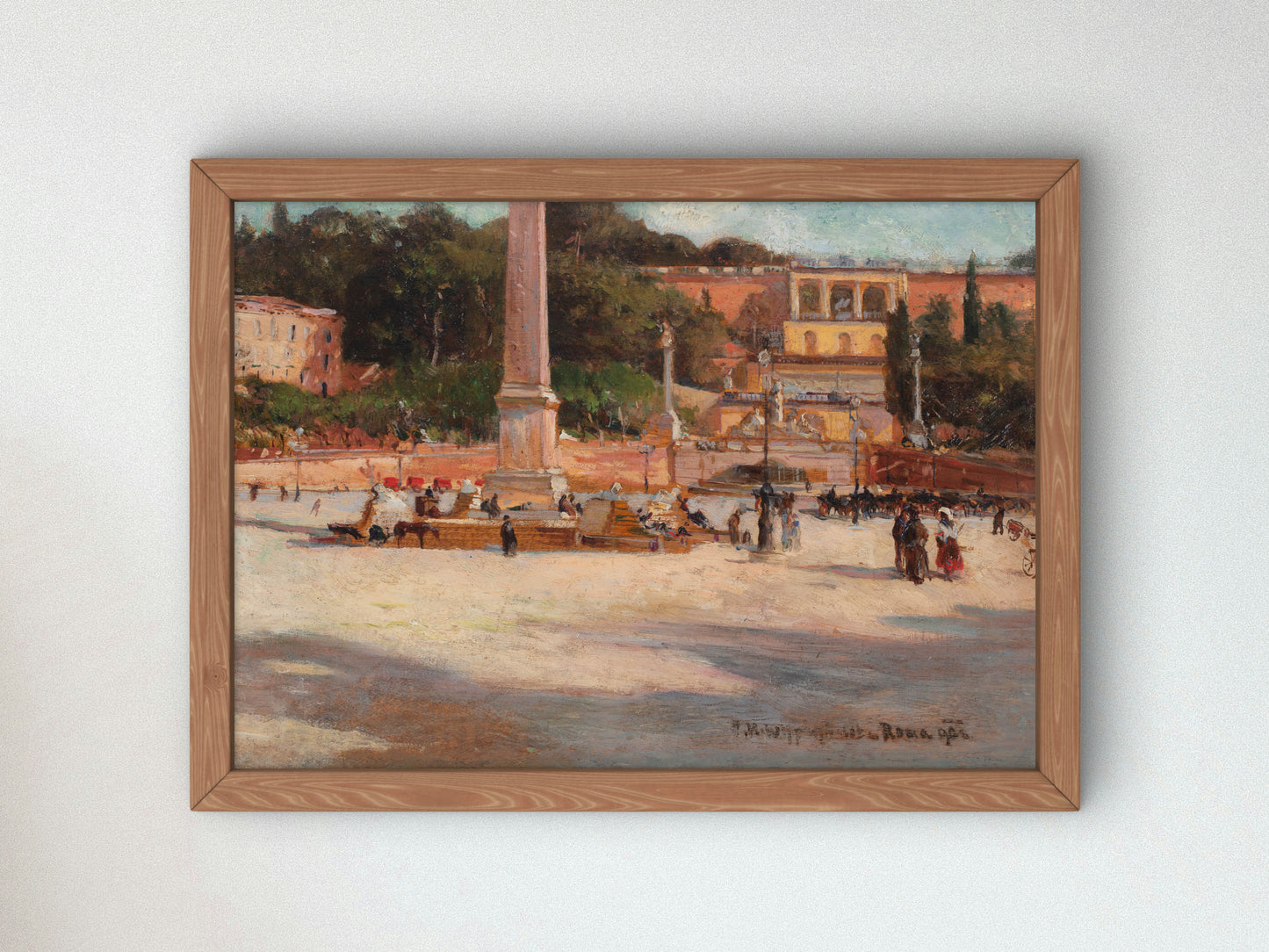 In Rome by Feliks Michał Wygrzywalski 1906, Wall Art Print, Fine Art Reproduction, Museum Quality Decor, Poster