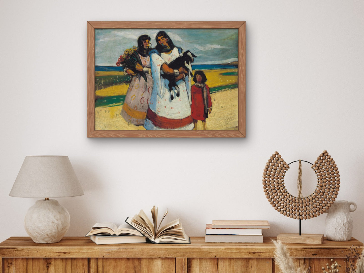 Spring in Mariout by Adham Wanly 1949, Wall Art Print, Fine Art Reproduction, Museum Quality Decor, Poster