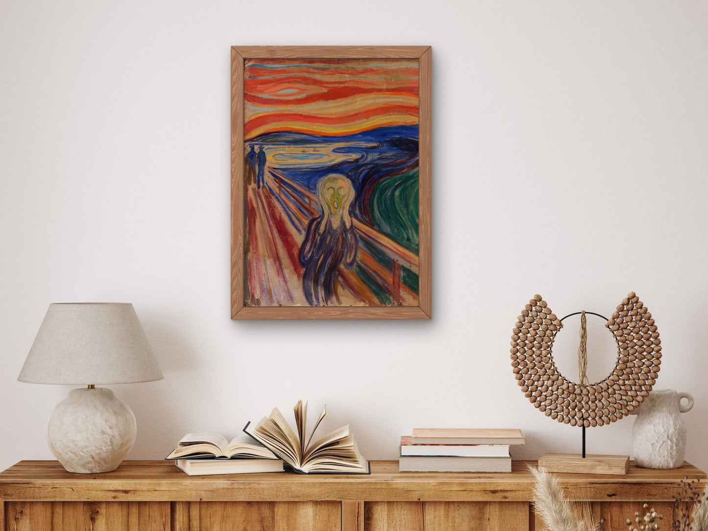 The Scream by Edvard Munch 1893, Wall Art Print, Fine Art Reproduction, Museum Quality Decor, Poster