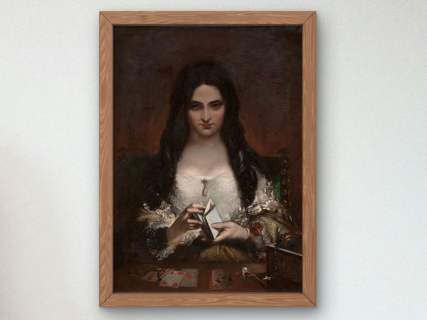 The Wish by Theodor von Holst 1840, Wall Art Print, Fine Art Reproduction, Museum Quality Decor, Poster