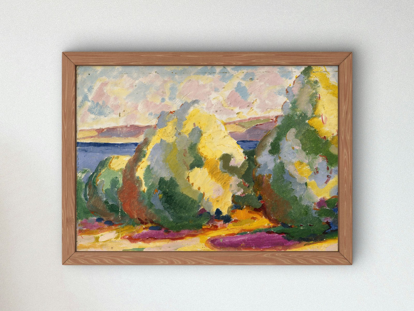 Study in Colour and Form by Emily Carr 1911, Wall Art Print, Fine Art Reproduction, Museum Quality Decor, Poster