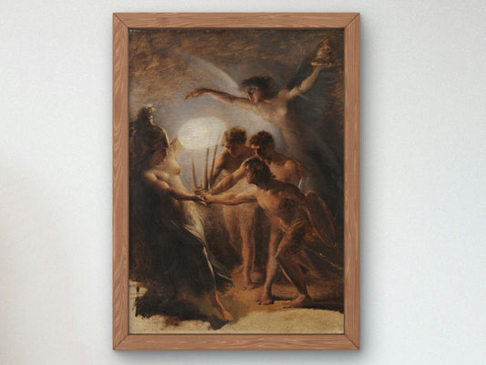 Allegory to the Allegiance between Portugal England and Spain by Domingos Sequeira 1813, Wall Art Print, Fine Art Reproduction