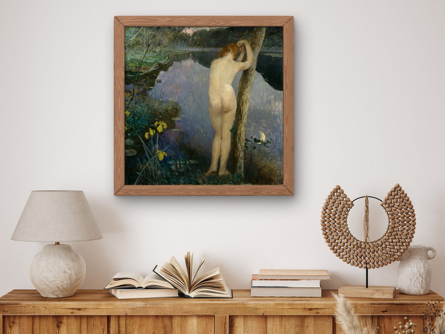 Nocturne by Eilif Peterssen 1887, Wall Art Print, Fine Art Reproduction, Museum Quality Decor, Poster