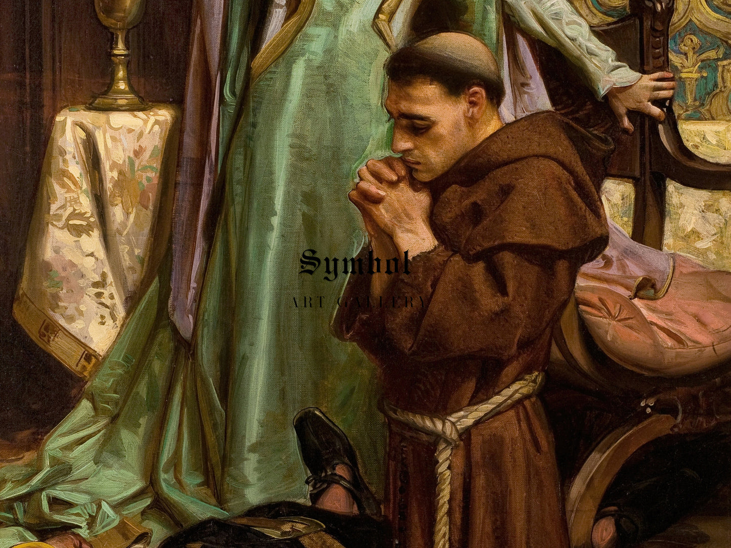 The Rescue of Gismonda by Joseph Christian Leyendecker 1906, Wall Art Print, Fine Art Reproduction, Museum Quality Decor, Poster