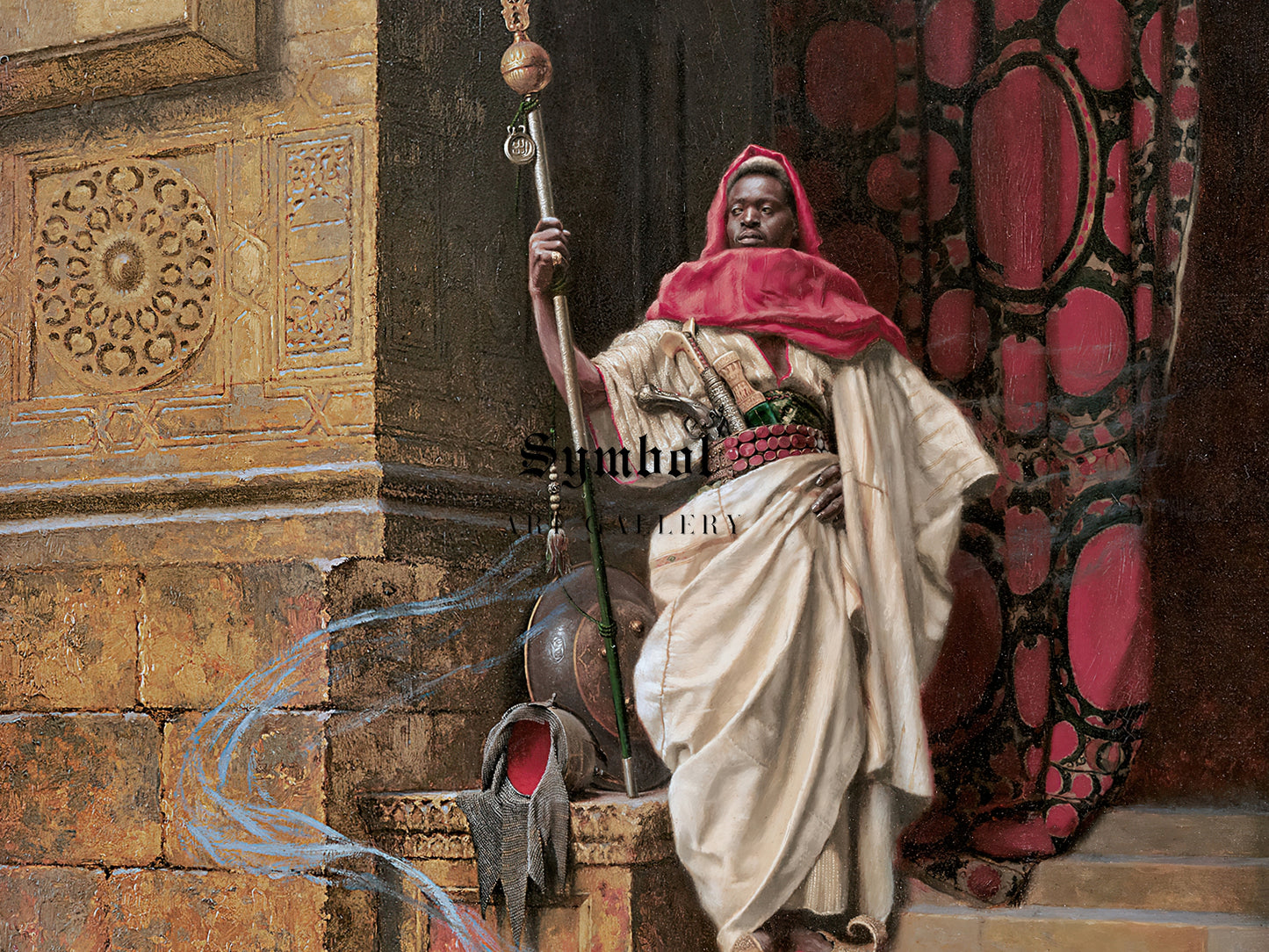 The Guard by Ludwig Deutsch 1907, Wall Art Print, Fine Art Reproduction, Museum Quality Decor, Poster