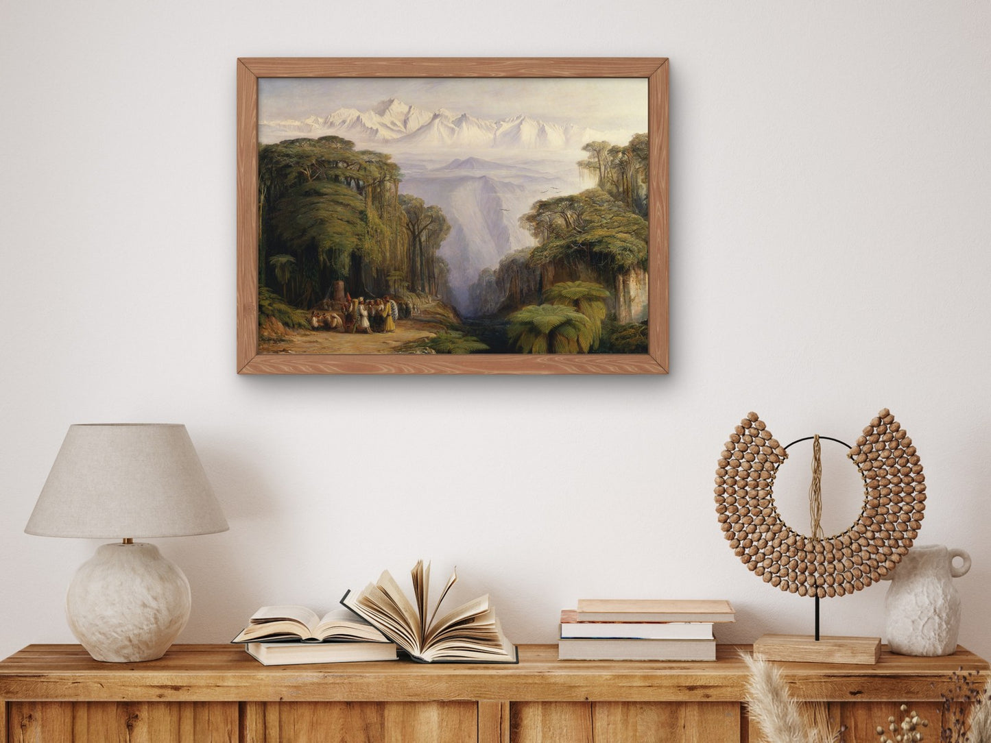 Kangchenjunga from Darjeeling by Edward Lear 1879, Wall Art Print, Fine Art Reproduction, Museum Quality Decor, Poster