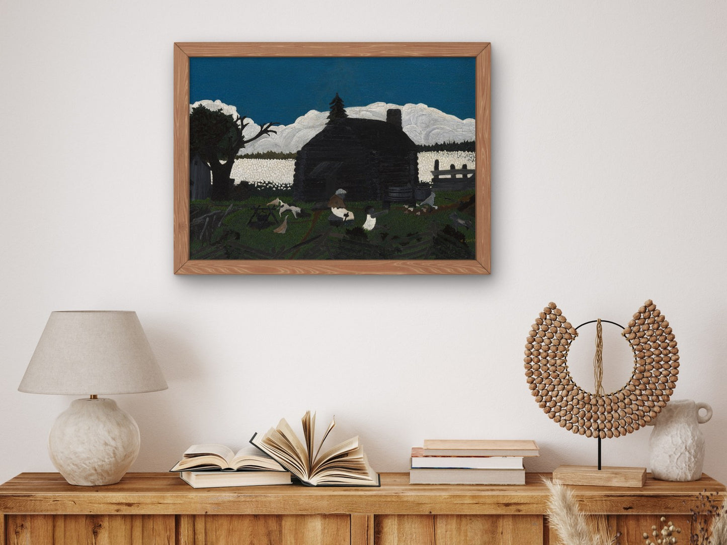 Cabin in the Cotton by Horace Pippin 1931, Wall Art Print, Fine Art Reproduction, Museum Quality Decor, Poster