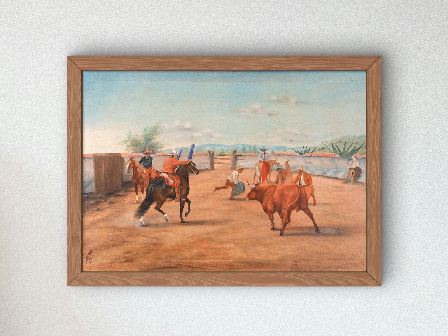 Banderillas o garapullos by Ernesto Icaza 1918, Wall Art Print, Fine Art Reproduction, Museum Quality Decor, Poster