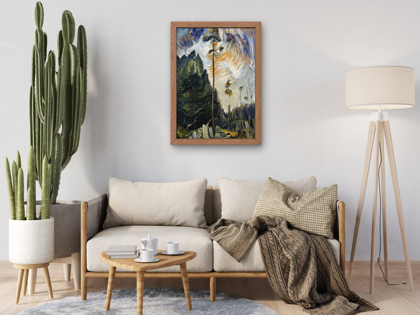 Edge of the Forest by Emily Carr 1935, Wall Art Print, Fine Art Reproduction, Museum Quality Decor, Poster