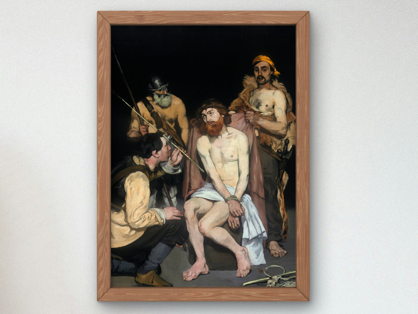 Jesus Mocked by the Soldiers by Édouard Manet 1865, Wall Art Print, Fine Art Reproduction, Museum Quality Decor, Poster